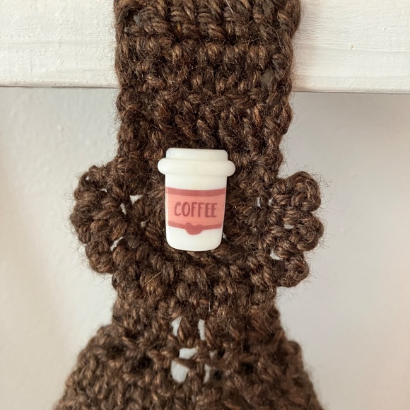 ☕️ Handmade Fall Towel 🍁NWOT - Picture 5 of 6